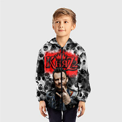 Ветровка с капюшоном детская Князь, цвет: 3D-черный — фото 2