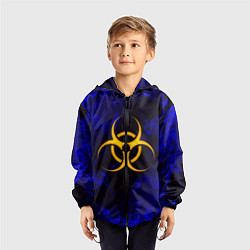 Ветровка с капюшоном детская BIOHAZARD, цвет: 3D-черный — фото 2