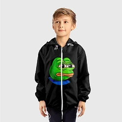 Ветровка с капюшоном детская Frog, цвет: 3D-белый — фото 2