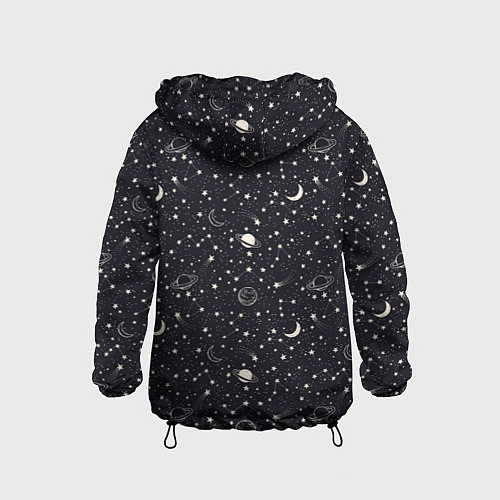Детская ветровка Космос / 3D-Черный – фото 2