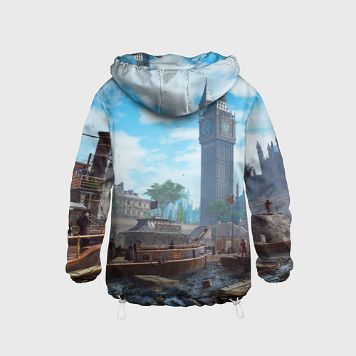 Детская ветровка Assasin's creed / 3D-Белый – фото 2