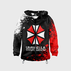 Ветровка с капюшоном детская UMBRELLA CORPORATION, цвет: 3D-черный