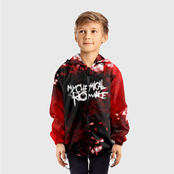 Ветровка с капюшоном детская My Chemical Romance, цвет: 3D-черный — фото 2