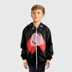 Ветровка с капюшоном детская 2b Nier Black, цвет: 3D-белый — фото 2