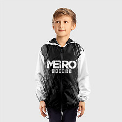 Ветровка с капюшоном детская METRO EXODUS, цвет: 3D-черный — фото 2