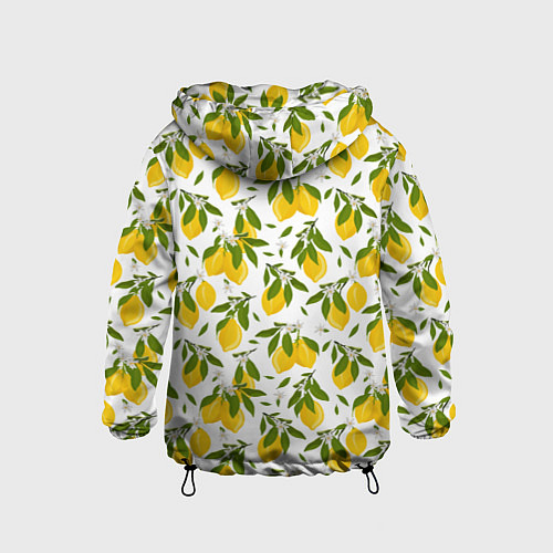 Детская ветровка Лимоны / 3D-Черный – фото 2