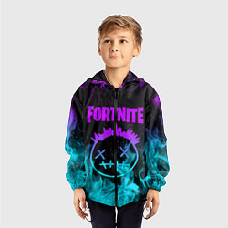 Ветровка с капюшоном детская FORTNITE X TRAVIS SCOTT, цвет: 3D-черный — фото 2