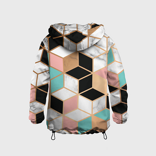 Детская ветровка Кубики / 3D-Черный – фото 2