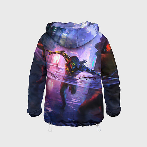 Детская ветровка Ghostrunner / 3D-Белый – фото 2