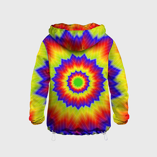 Детская ветровка Tie-Dye / 3D-Белый – фото 2