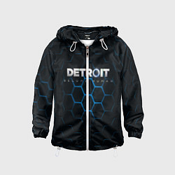 Ветровка с капюшоном детская DETROIT S, цвет: 3D-белый