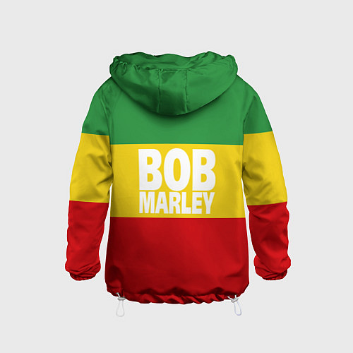 Детская ветровка Bob Marley / 3D-Белый – фото 2