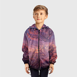 Ветровка с капюшоном детская Fantasy Forest, цвет: 3D-черный — фото 2