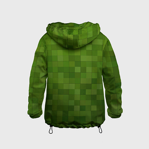 Детская ветровка Minecraft / 3D-Черный – фото 2