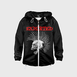 Ветровка с капюшоном детская The Exploited, цвет: 3D-белый