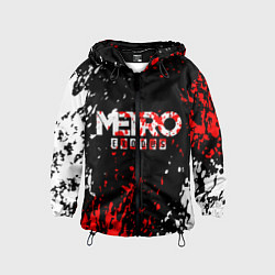 Ветровка с капюшоном детская METRO EXODUS, цвет: 3D-черный