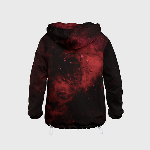 Детская ветровка Черный клевер / 3D-Белый – фото 2