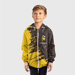 Ветровка с капюшоном детская AMONG US АМОНГ АС, цвет: 3D-белый — фото 2