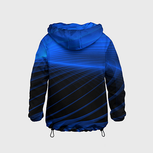 Детская ветровка Неоновые лучи / 3D-Черный – фото 2