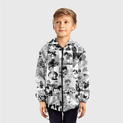 Ветровка с капюшоном детская Haikyu, цвет: 3D-черный — фото 2