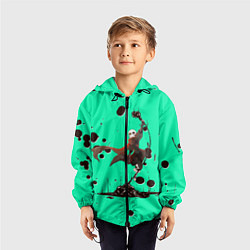 Ветровка с капюшоном детская Undertale, цвет: 3D-черный — фото 2