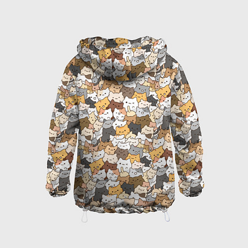 Детская ветровка Котики муркотики / 3D-Белый – фото 2