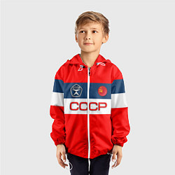 Ветровка с капюшоном детская СССР, цвет: 3D-белый — фото 2