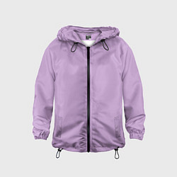Детская ветровка Глициниевый цвет без рисунка