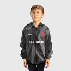 Ветровка с капюшоном детская Astralis Jersey Pro 202122, цвет: 3D-черный — фото 2