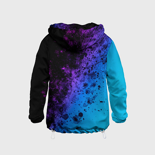 Детская ветровка Неоновые Краски / 3D-Белый – фото 2