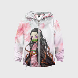 Ветровка с капюшоном детская НЕЗУКА NEZUKO, цвет: 3D-белый