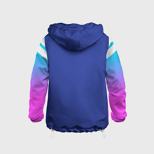 Детская ветровка NEON GRADIENT FITNESS UNIFORM / 3D-Белый – фото 2