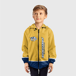 Ветровка с капюшоном детская Nashville Predators, цвет: 3D-черный — фото 2