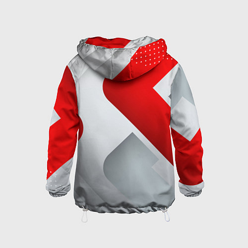 Детская ветровка 3D SPORT STYLE RED WHITE / 3D-Белый – фото 2