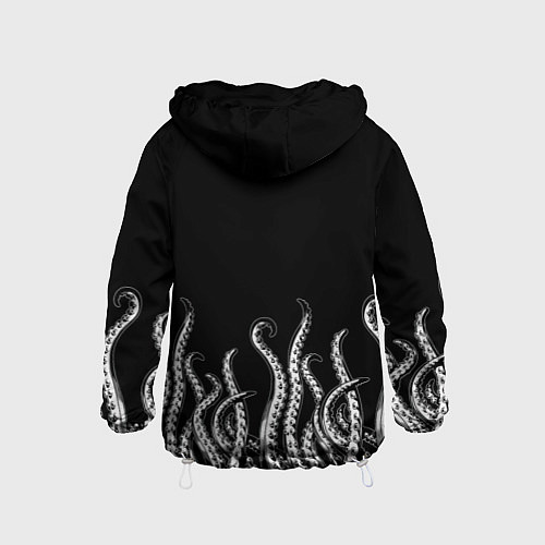 Детская ветровка Octopus Щупальца / 3D-Белый – фото 2