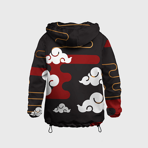 Детская ветровка Ниндзя Япония / 3D-Черный – фото 2