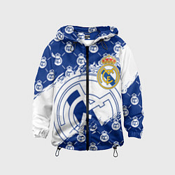 Ветровка с капюшоном детская REAL MADRID РЕАЛ МАДРИД, цвет: 3D-черный