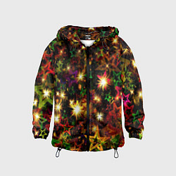 Ветровка с капюшоном детская Яркий день, цвет: 3D-черный