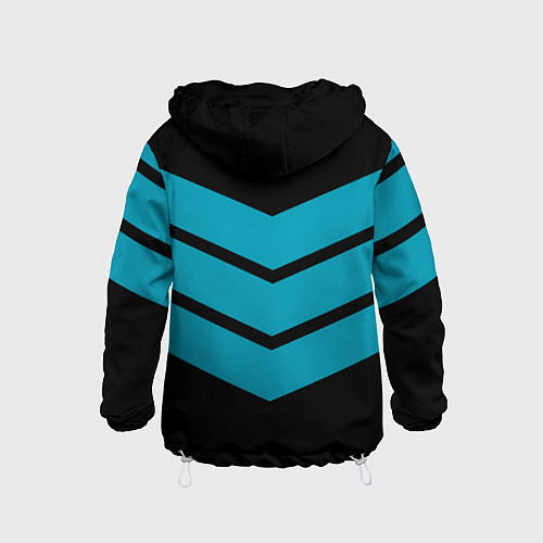 Детская ветровка Минималистичные три полоски / 3D-Белый – фото 2
