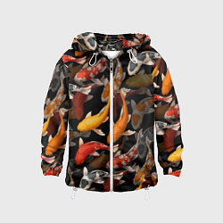 Детская ветровка Карпы кои Японские карпы