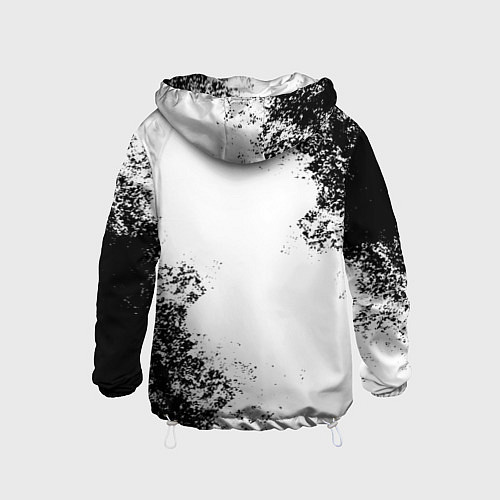 Детская ветровка BMW БМВ РАЗРЕЗАННОЕ ЛОГО / 3D-Белый – фото 2