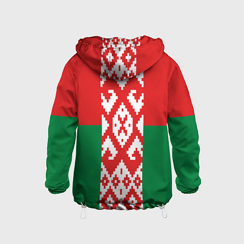 Детская ветровка Белоруссия / 3D-Белый – фото 2