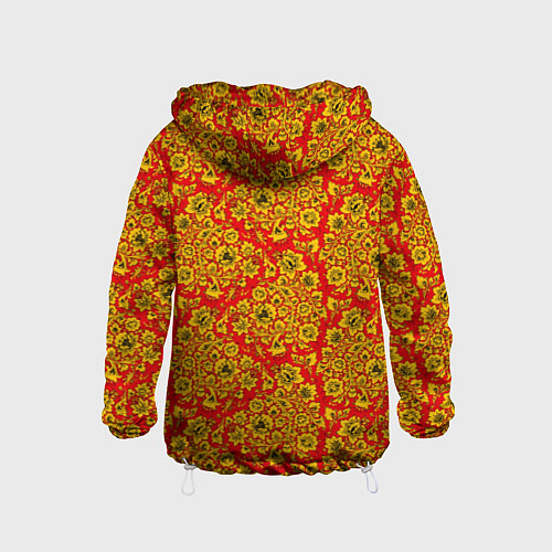 Детская ветровка Хохломские узоры / 3D-Белый – фото 2