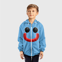 Ветровка с капюшоном детская Huggy Waggy smile, цвет: 3D-белый — фото 2