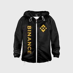 Детская ветровка БИНАНС ЛОГО КАРБОН BINANCE LOGO