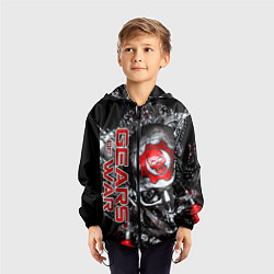 Ветровка с капюшоном детская Gears of War Gears 5, цвет: 3D-черный — фото 2