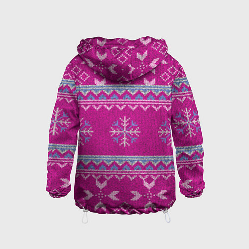 Детская ветровка Свитер со снежинками / 3D-Белый – фото 2