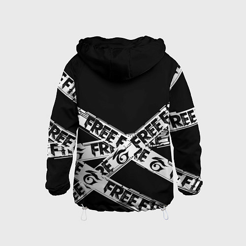 Детская ветровка GARENA FREE FIRE OFF CYBER LINE STYLE / 3D-Белый – фото 2