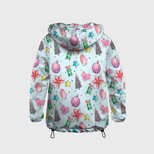 Детская ветровка Рождество 2022 / 3D-Черный – фото 2