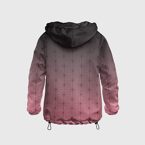 Детская ветровка НЕЗУКО NEZUKO SLAYER / 3D-Черный – фото 2